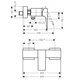 Смеситель для душа HANSGROHE METROPOL 32560670 - изображение 2