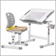 Комплект Evo-kids Evo-06 Ergo Grey (парта + стул) Серый (Evo-06 Ergo G) - изображение 1