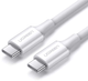 Kabel Ugreen US300 Charging Cable USB Type-C to USB Type-C 5A 1 m White (6957303865512) - obraz 2