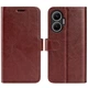 Классический чехол-книжка Deexe Wallet Style для Xiaomi Poco F7 - Brown - изображение 1