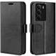 Класичний чохол-книжка Deexe Wallet Style для Realme C71 - Black - зображення 4