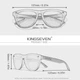 Женские поляризационные солнцезащитные очки KINGSEVEN N756 Brown - изображение 7