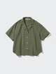 Сорочка Uniqlo розмір XS оливкова (56) (464739) - зображення 3