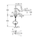 Змішувач для кухні з висувним виливом Grohe QuickFix Start 306312430 - зображення 2