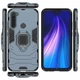 Чехол Iron Ring для Xiaomi Redmi Note 8 противоударный бампер с подставкой кольцом Dark-Blue - изображение 4