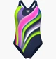 Купальник Arena Water Fluids Swimsuit Swim Pro Blue/Multi 008837-570 38 - изображение 1