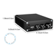 Усилитель двухканальный Hi-Fi AUDIO 100x2 Вт на базе TPA3116D2- поддержка Bluetooth USB и пульта управления Цвет Чёрный - изображение 5