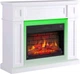 Каминокомплект ArtiFlame Linz с 3D эффектом пламени, LED-подсветкой, обогревом и звуком горения огня Белый - изображение 2
