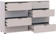 Комод Doros Рон 8 130х38х81 см 8 ящиков Кашемир (41516171) - изображение 4