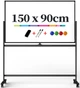 Доска оборотная Deli Магнитно-маркерная Двусторонняя 90x150 см (50106) - изображение 2