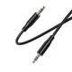 Аудіокабель BOROFONE BL26 Standard AUX 3.5mm to AUX 3.5mm audio cable 1m Black (6941991122170) - зображення 3