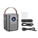 Портативний проектор HOCO DT4 Smart full autofocus projector 720P Android version EU Grey (6942007645126) - зображення 7