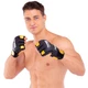 Перчатки для смешанных единоборств MMA Flex на липучке размер L FISTRAGE черный-золотой VL-4300 - изображение 11
