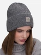 Шапка Malisa Хилтон 15-1564-BR-163 One Size Серая - изображение 3