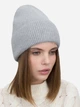 Шапка женская Malisa Лав 15-1504-LT-150 One Size Светло-серая - изображение 2