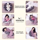 Подушка для беременных и кормления MirSon №8321 Print Line 17-0030 Berto Бязь 30х170х20 см (2200006200468) - изображение 5
