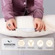 Подушка для беременных и кормления Mirson №8631 Velvet Line 28-0004 Cream 100% Memory 30х170 см (2200006347163) - изображение 2