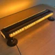 Стробоскоп-мигалка LED балка 70 см жовтий/помаранчевий для даху авто, 12/24V, кріплення магніт + присоска - зображення 2