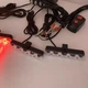 Стробоскоп в решётку радиатора, красный/синий, 4×12 LED, 30Вт, 12/24В, влагозащищённый - изображение 7