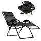 Раскладное кресло для отдыха LEOBRO Zero Gravity Black (LB-ZGC-F1-BLK) - изображение 2
