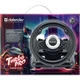 Игровой руль для автосимуляторов Defender, 10 кнопок, вибрация, USB, черный - изображение 7