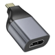 Переходник HOCO UA33 Type-C to HDTV adapter Metal Gray (6942007645584) - изображение 1