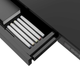 Biurko gamingowe Activejet ET119W-C Black - obraz 8