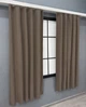 Комплект коротких штор VR-Textil Мікровелюр Petek YL № 1802ш Коричневий 130х170 см 2 шт (35-0384) - зображення 3
