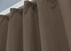 Комплект коротких штор VR-Textil Мікровелюр Petek YL № 1802ш Коричневий 130х170 см 2 шт (35-0384) - зображення 8