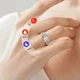 Смарт кольцо Smar Ring KDBAO Тонометр Счетчик калорий Gold-Gray - изображение 7