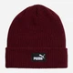 Шапка Puma Sportstyle Headwear Ess High Crown Beanie 02641003 One Size Ruby Shimmer (4069157729048) - изображение 1