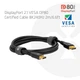 Кабель Club 3D Displayport v2.1 [VESA Certified] 8K@60Hz, 4K@240Hz 80Gbps 2м чорний (CAC-1094) - зображення 4
