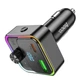 Автомобильный FM модулятор с быстрой зарядкой и Bluetooth Hoco E81 Fantasy PD30W QC3.0 18W Total 30W цвет Черный - изображение 5