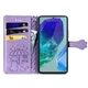 Чохол Embossed Cat and Dog для Samsung Galaxy A17 / A175 книжка шкіра PU з візитницею фіолетовий - зображення 2