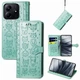 Чохол Embossed Cat and Dog для Xiaomi Redmi Note 14 4G EU Version книжка шкіра PU з візитницею м'ятний - зображення 1