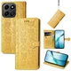 Чохол Embossed Cat and Dog для Infinix GT 20 Pro / X6871 книжка шкіра PU з візитницею жовтий - зображення 1