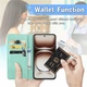 Чехол Vintage для OPPO A3X / CPH2641 книжка кожа PU с визитницей бирюзовый - изображение 6