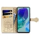 Чохол Embossed Cat and Dog для Samsung Galaxy A17 / A175 книжка шкіра PU з візитницею золотистий - зображення 2
