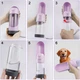 Бутылка поилка для собак Els Pet 300 мл для воды портативная в дорогу для выгула, Розовый (003-PINK) - изображение 3