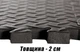 Татамі мат EasyFit SwallowTail-2 4 шт (60х60х2 см) пазл ластівчин хвіст з бортиком (EF-1960-BK) - зображення 4