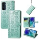 Чохол Embossed Cat and Dog для Samsung Galaxy A17 / A175 книжка шкіра PU з візитницею м'ятний - зображення 1