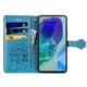 Чехол Embossed Cat and Dog для Samsung Galaxy A17 / A175 книжка кожа PU с визитницей голубой - зображення 2