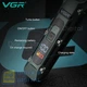 Машинка для стрижки VGR V-696, аккумуляторная с LED-дисплеем, 4 насадки, турборежим - изображение 6