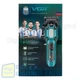 Аккумуляторная машинка для стрижки (clipper) VGR V-600 BLACK, 6 насадок, регулятор высоты, LED-дисплей, 7000 RPM - изображение 4