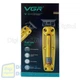 Триммер VGR V-904 GOLD, аккумуляторный BLDC-мотор 10000 об/мин, DLC лезвия, LED-дисплей, 4 насадки - изображение 7