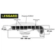 ПВХ Подоконник пластиковый Lesgard 450мм Elesgo Античный Дуб - изображение 4