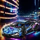 Машинка конструктор CyberPunk Car 0079 масштаб 1:14 Ламборгіні КіберПанк на 1314 деталей - зображення 2
