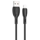 Дата кабель Borofone BX86 Advantage USB to Lightning (1m) (Black) (232698) - изображение 1