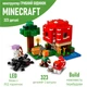 Конструктор minecraft с Лед подсветкой и 3 фигурками / конструктор лего майнкрафт Грибной Дом 323 детали - изображение 1