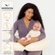 Подушка для беременных и кормления Mirson №10081&nbsp;Satin&nbsp;Stripe&nbsp;Soft&nbsp;Yellow EcoSilk 30х170 см (2200007216253) - изображение 3